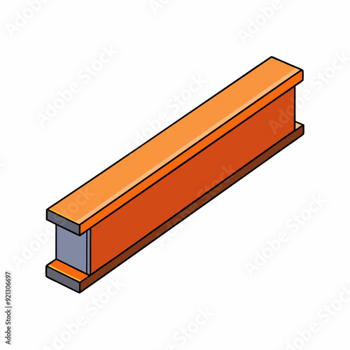 Realistic, Building beam  Art vector illustration