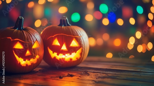 Halloween is here, pumpkins are celebrating Helloween photo