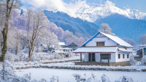 Snowy Mountain Village Home