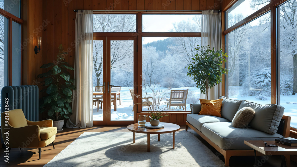 Fototapeta premium modern sunroom
