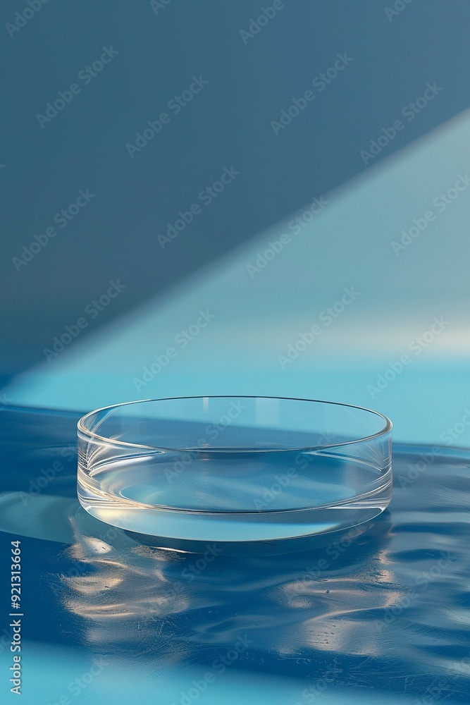 photo of empty round stand mockup, glass round stand from the water occupying 1/6 view, ray tracing ambient occlusion, super resolution, crazy details and complexity, generative ai photo of empty round stand mockup, glass round stand from the water occupying 1/6 view, ray tracing ambient occlusion, super resolution, crazy details and complexity, generative ai