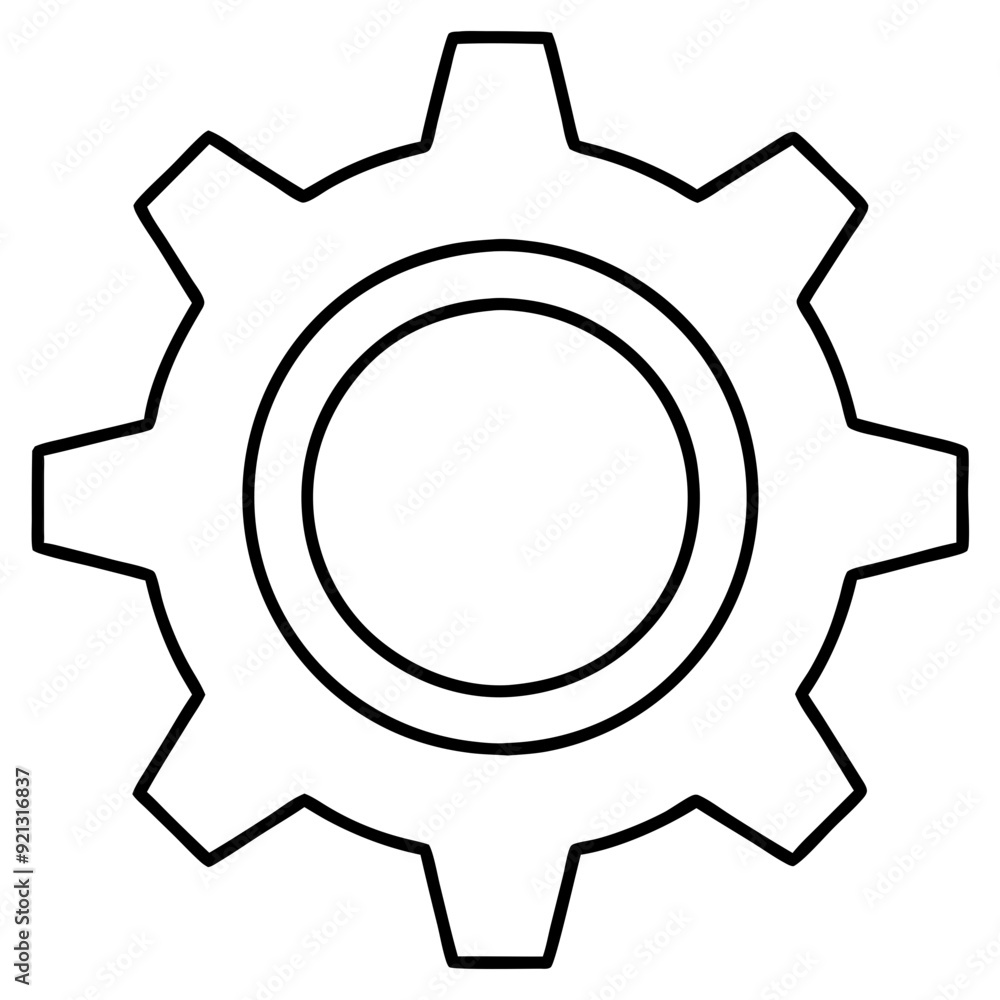 Black and White Gear Vector Industrial Mechanics Engineering Illustration Design Element Black and White Gear Vector Industrial Mechanics Engineering Illustration Design Element
