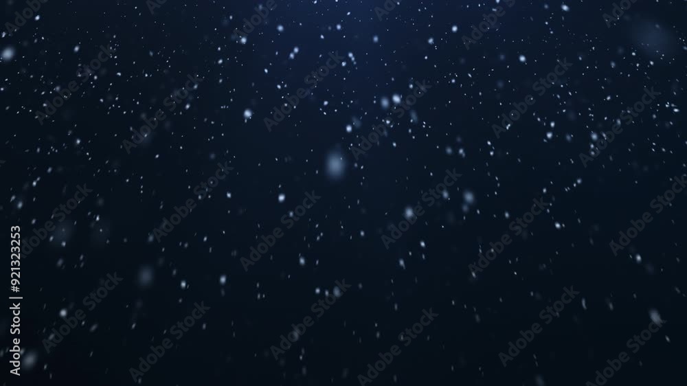 Falling swirling winter snow. Seamless loop background Falling swirling winter snow. Seamless loop background