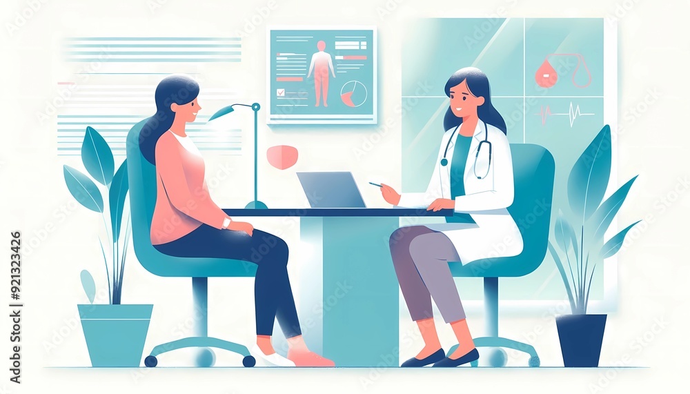 Doctor and patient Doctor and patient