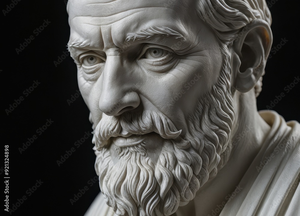Obraz premium Exploring the Ancient Greek Physician Hippocrates and the Hippocratic Oath