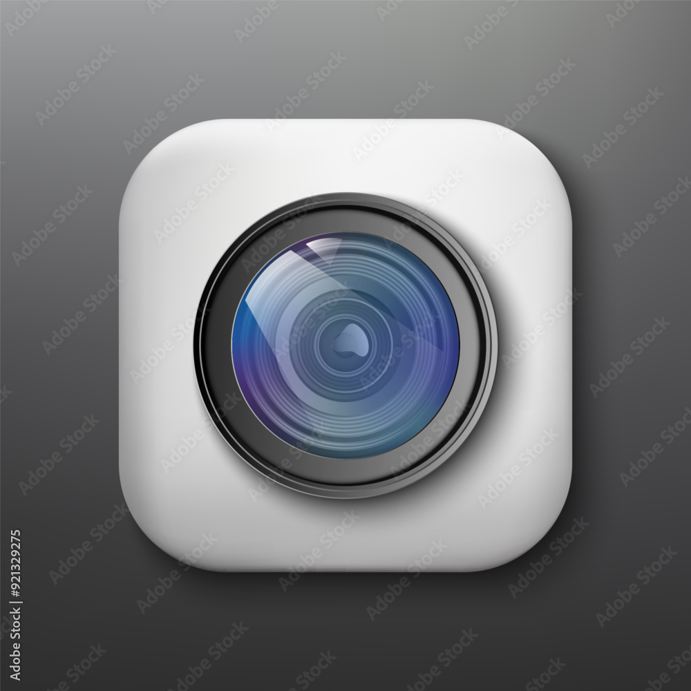 Camera photo lens icon, Camera photo lens application, vector illustration Camera photo lens icon, Camera photo lens application, vector illustration