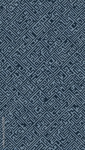 Wallpaper Mural Abstract wallpaper with gray and blue pattern Torontodigital.ca