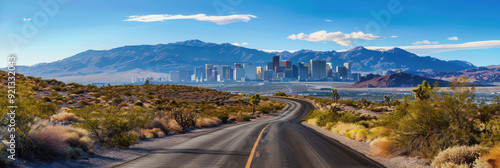 Nevada State Day in the USA. the city of Las Vegas