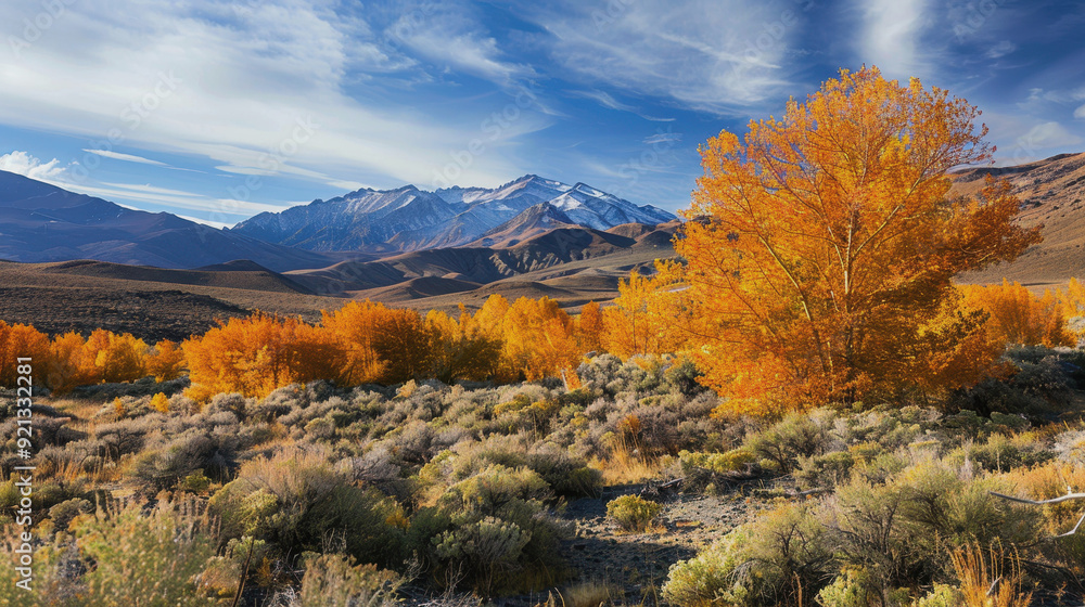 Fototapeta premium Nevada State Day in the USA. nature usa. canyon.