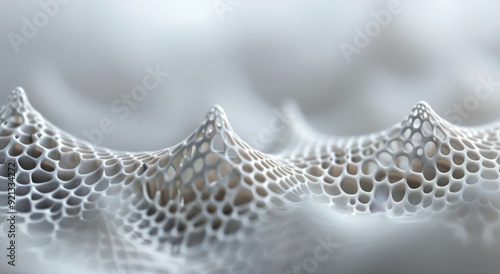 Intricate White Coral Structure With Unique Patterns in Soft Lighting