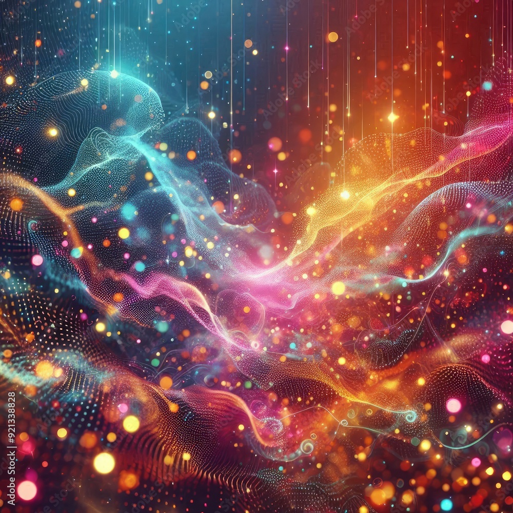 Obraz premium lights of fractal realms