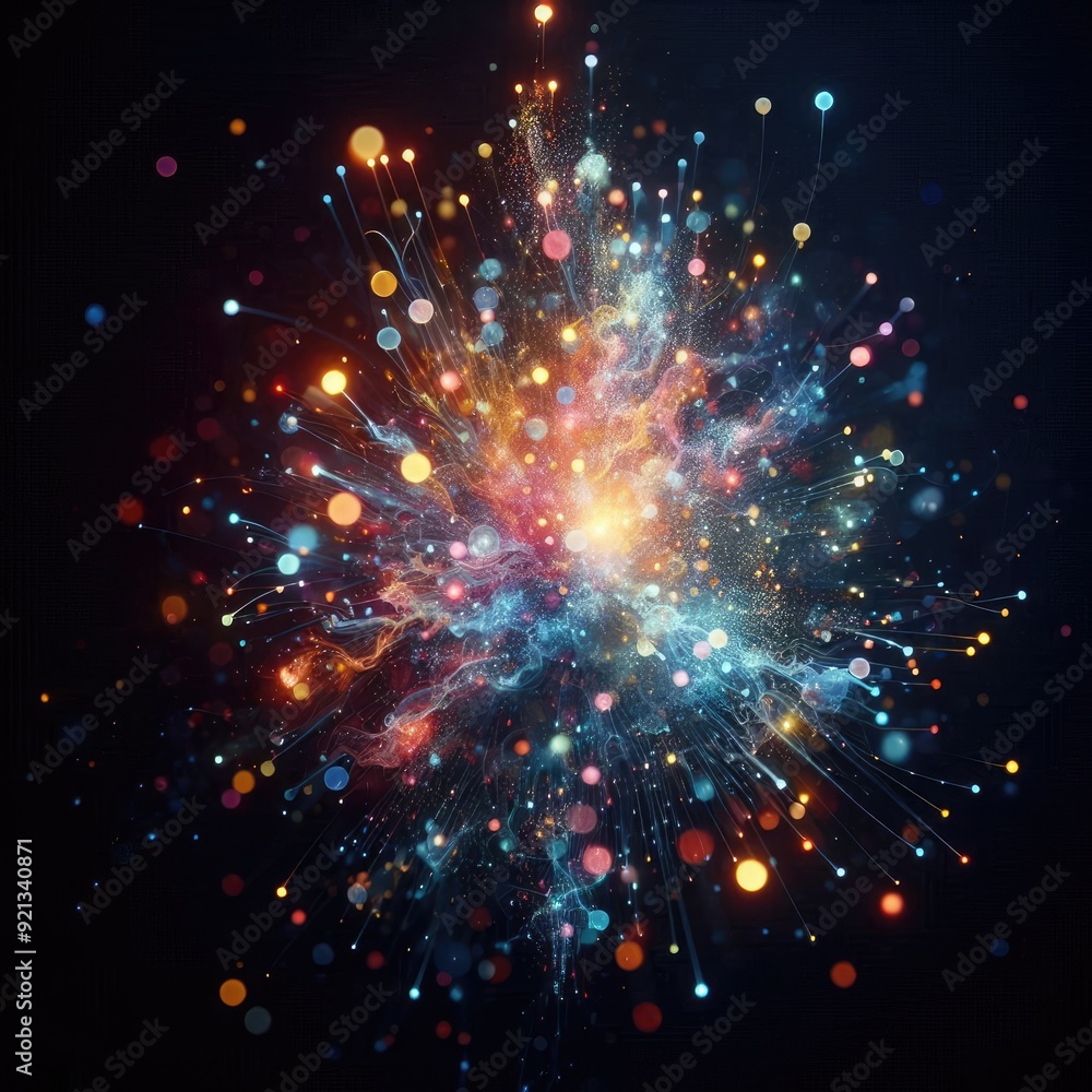 fireworks in the night sky fireworks in the night sky