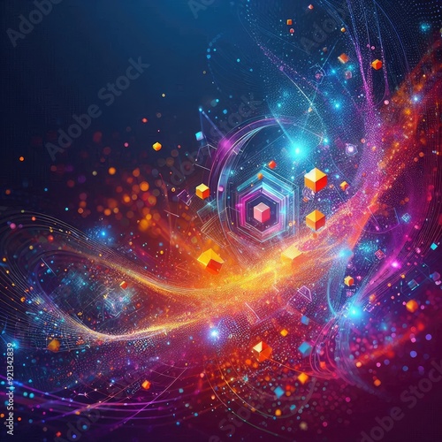 abstract background with space