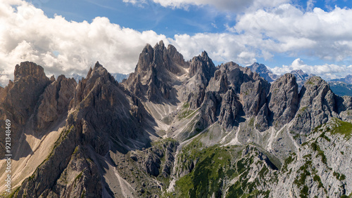 landscape in the mountains cadini di misurina photo