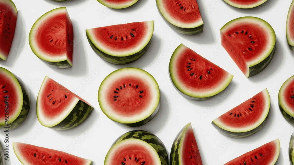 watermelon on a white background watermelon on a white background