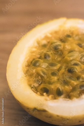Passion Fruit Cut In Half