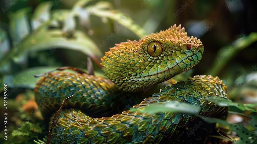 Atheris chlorechis is a species of viper found only in the forests of West Africa. Atheris chlorechis is a species of viper found only in the forests of West Africa.