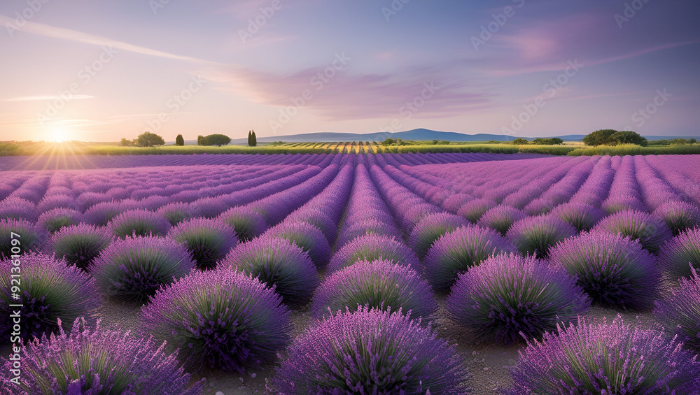 lavender field at sunset lavender field at sunset