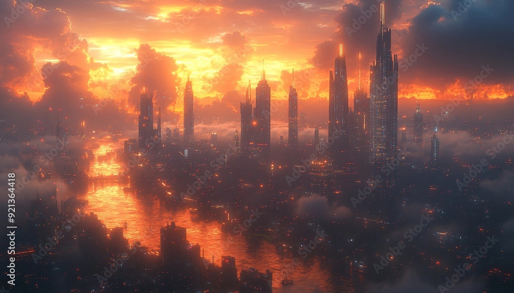 Virtual Reality Cityscape: Crafting a Sci-Fi Urban Design Where Entire Districts Are Rendered in Immersive Digital Environments