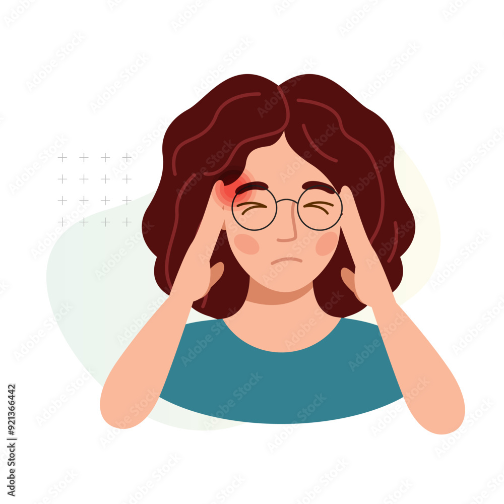 Recurring Headache - Migraine Icon Recurring Headache - Migraine Icon