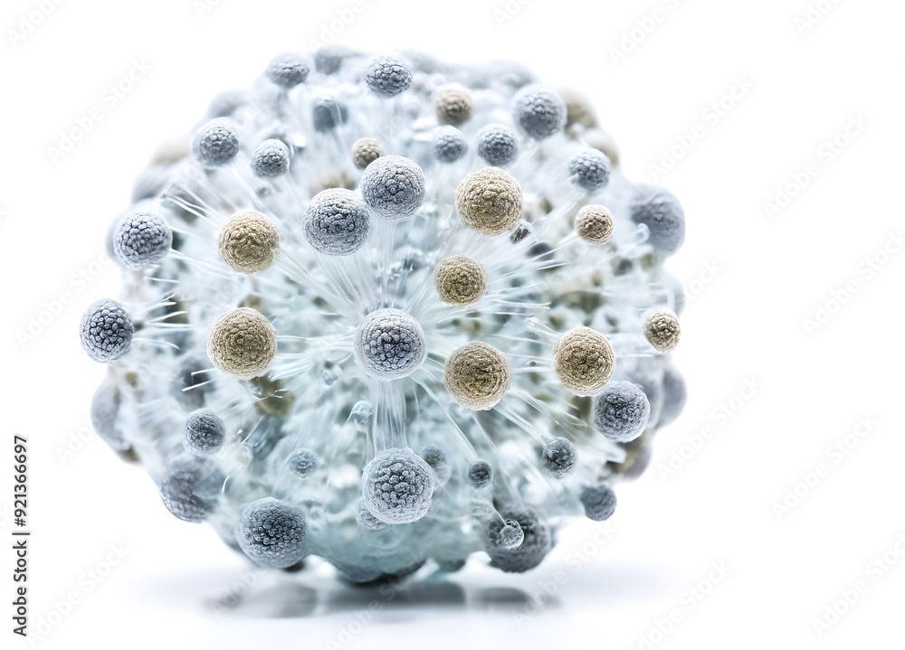 Microscopic Fungal System: Intricate Network of Fungi and Hyphae Microscopic Fungal System: Intricate Network of Fungi and Hyphae