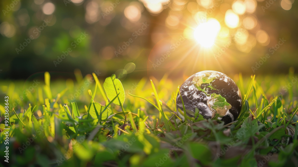 planet earth. a small model of the earth. Earth Day. Environmental Protection Day planet earth. a small model of the earth. Earth Day. Environmental Protection Day