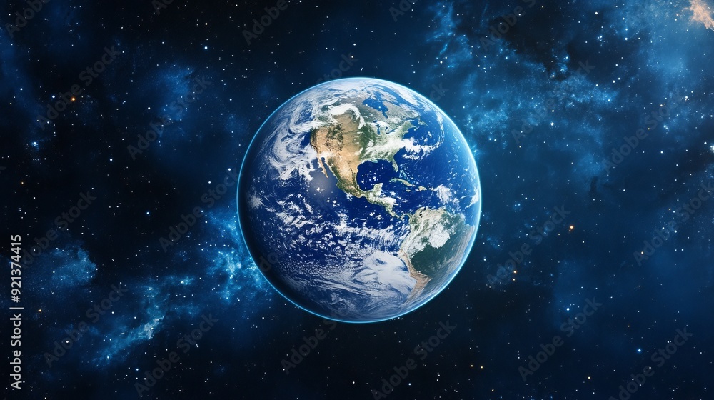 Fototapeta premium Earth in Space