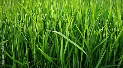 Vibrant Green Grass Field