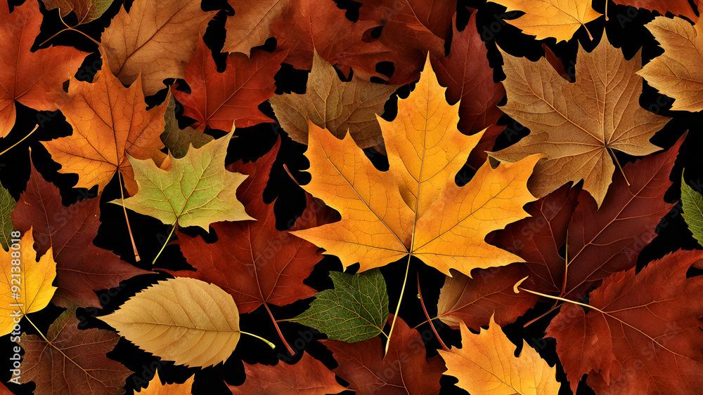 Fototapeta premium fallen-leaves