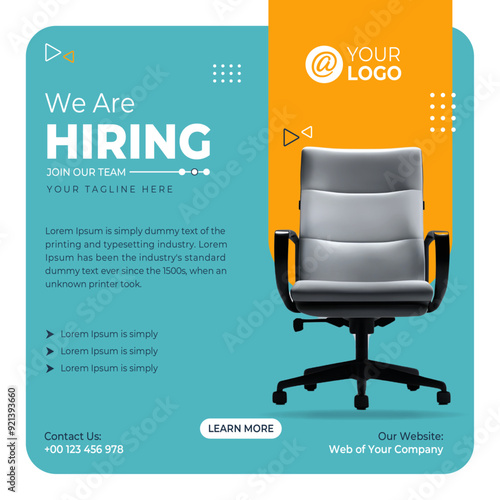 We Are Hiring Social Media Design With Editable Vector File
