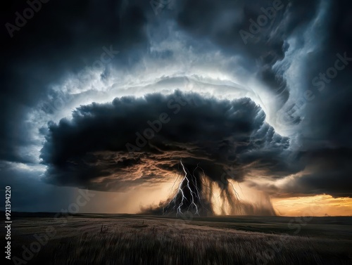 Extreme weather, vibrant forces, natural power, dramatic scenes