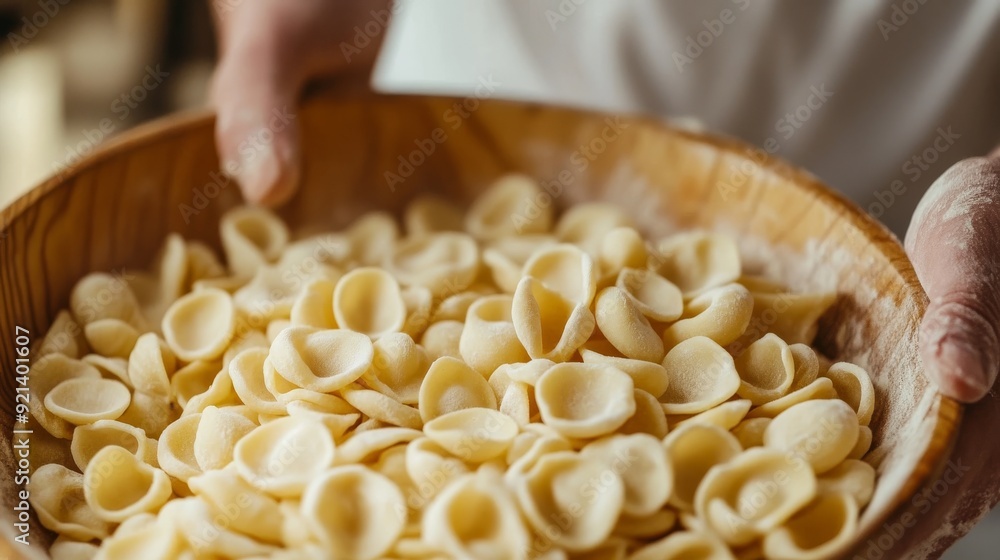 Handmade Orecchiette from southern Italy Handmade Orecchiette from southern Italy