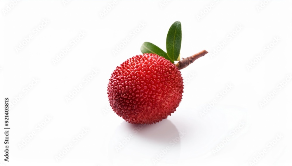Vibrant Red Arbutus Berry Close-up Vibrant Red Arbutus Berry Close-up