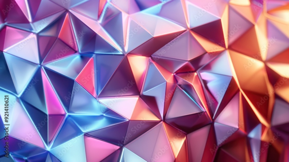 Abstract Geometric Pattern with Vibrant Colors Abstract Geometric Pattern with Vibrant Colors