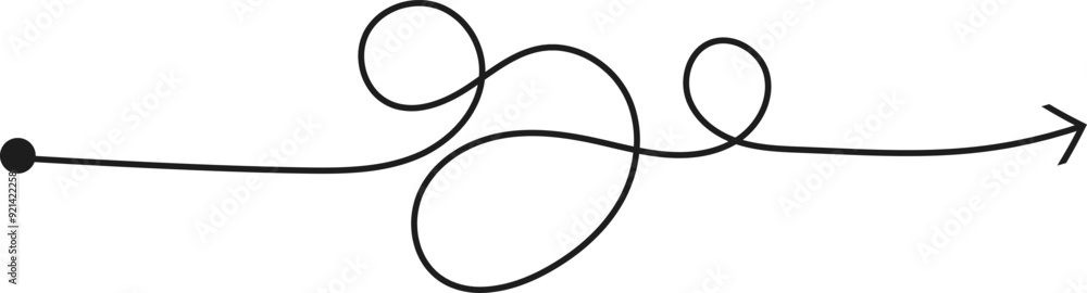 Abstract Line Arrow Doodle Abstract Line Arrow Doodle