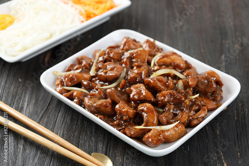 Chicken Fillet Stir Fry with Teriyaki Sauce photo