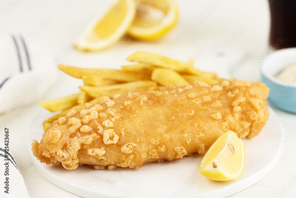 Fish and Chips. Fried Fish Fillet with French Fries Fish and Chips. Fried Fish Fillet with French Fries