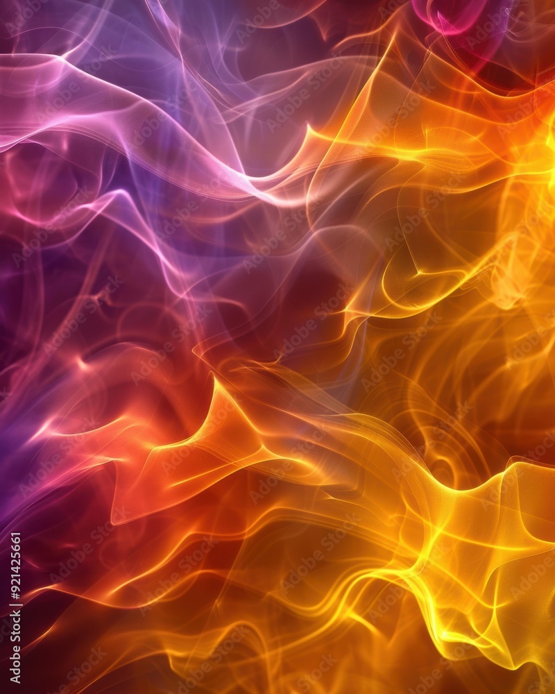Abstract colorful smoke design. AI. Abstract colorful smoke design. AI.