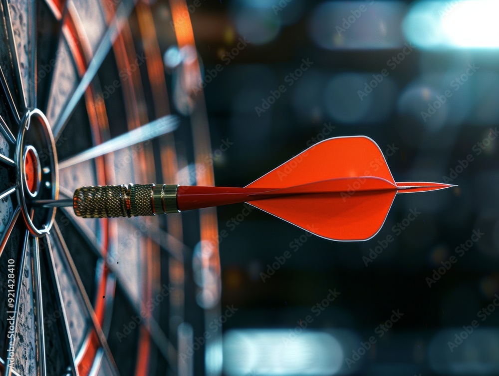 Closeup of a dart hitting bullseye on merger target financials Closeup of a dart hitting bullseye on merger target financials