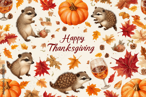 The Thanksgiving day pattern