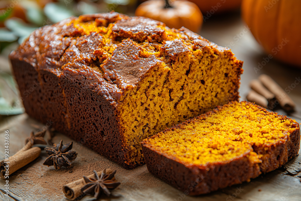 Pumpkin Bread with Cinnamon and Star Anise Pumpkin Bread with Cinnamon and Star Anise