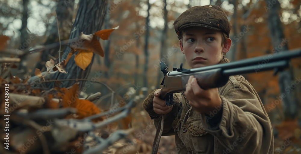Naklejka premium hunting