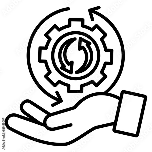 Exchange Icon Element For Design