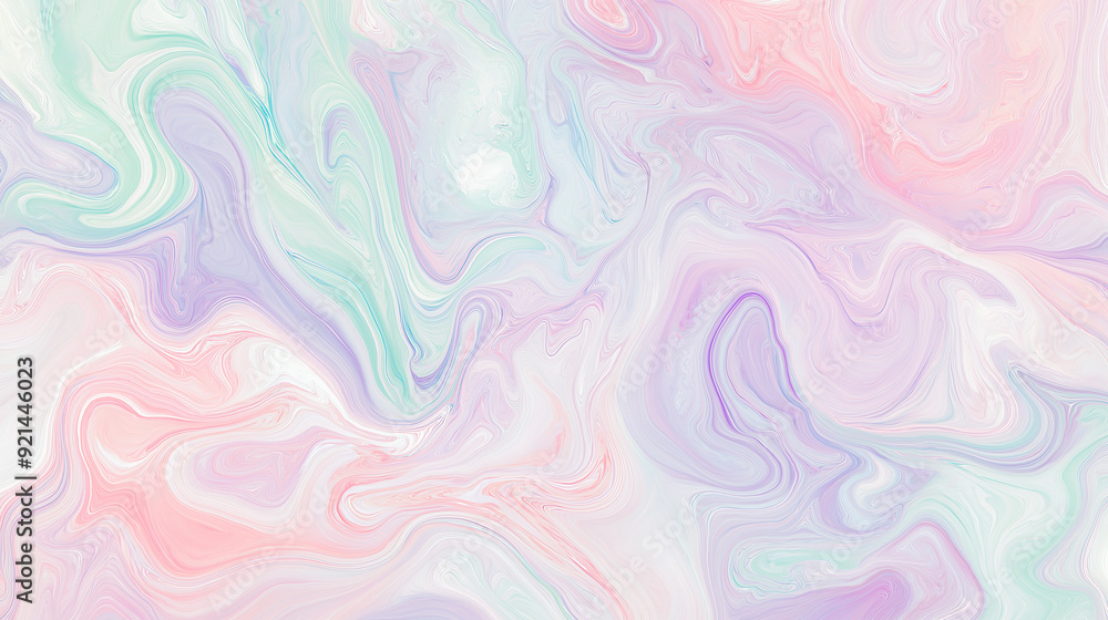 Marbled paper background in pastel tones Marbled paper background in pastel tones