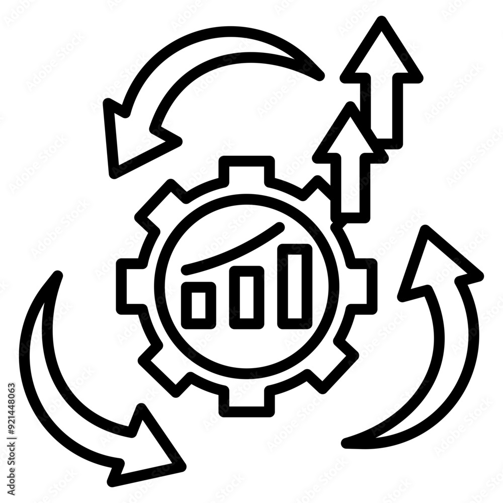 Continuous Improvement Icon Element For Design Continuous Improvement Icon Element For Design