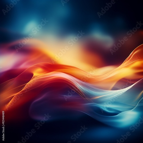 abstract background with waves