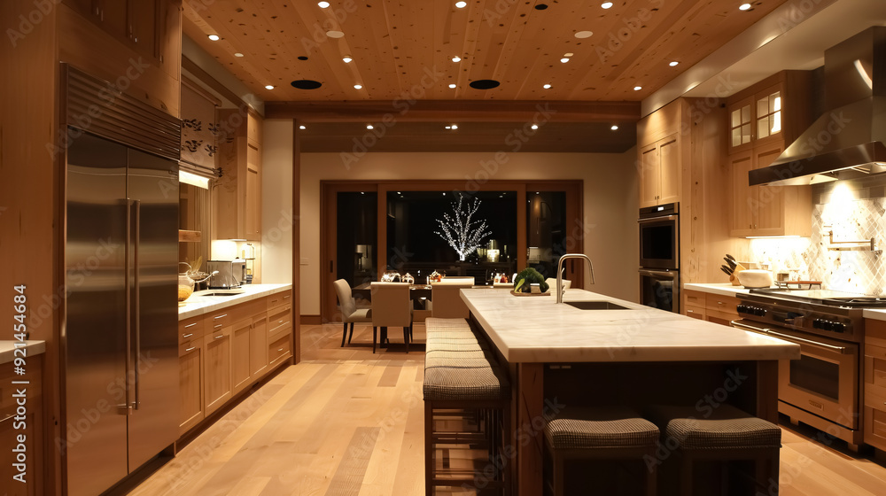Kitchen Lighting: Recessed lighting in a kitchen. Kitchen Lighting: Recessed lighting in a kitchen.