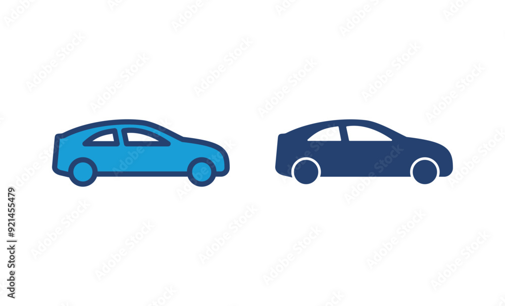 Car icon vector. car vector icon. small sedan Car icon vector. car vector icon. small sedan