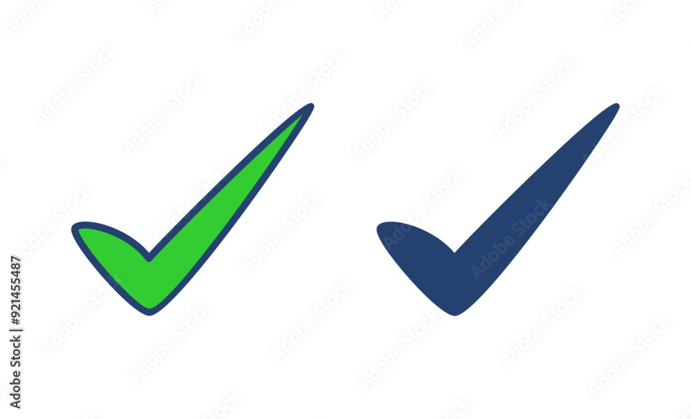 Check mark icon vector. Check mark icon. Tick mark symbol vector Check mark icon vector. Check mark icon. Tick mark symbol vector