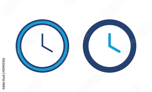 Clock icon vector. Time icon vector. watch icon symbol